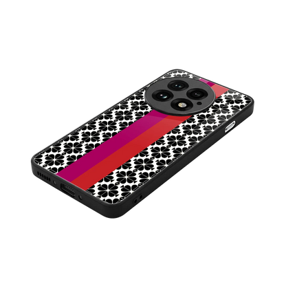 Rosy Noir stylish phone case for oneplus 13 | glossy glass and slim fit