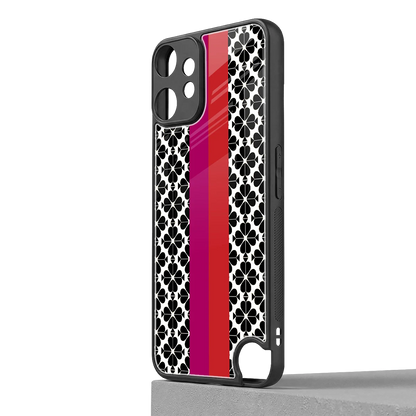 Rosy Noir cmf nothing phone 2 pro mobile cover | shockproof glass phone case