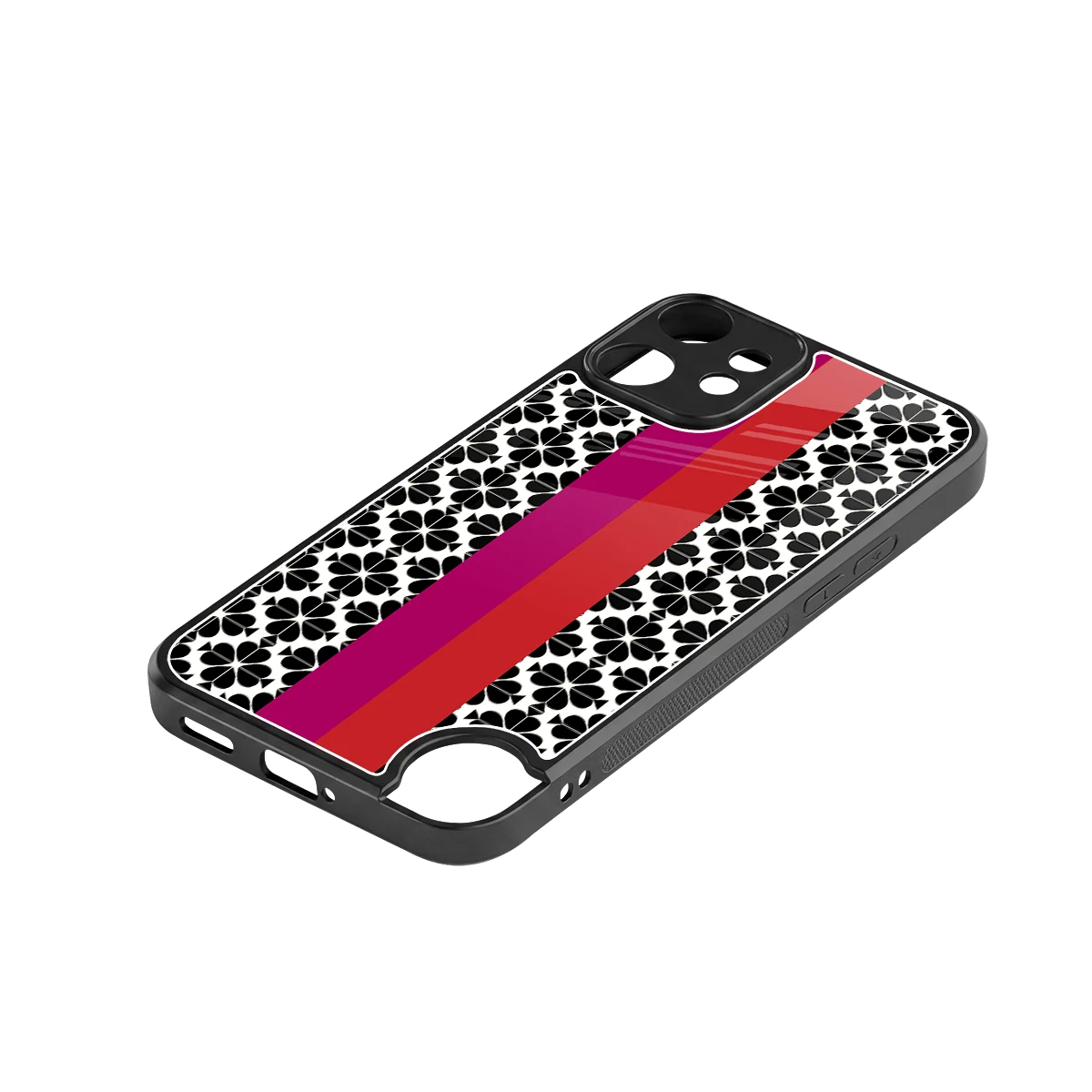 Rosy Noir stylish phone case for cmf nothing phone 2 pro | glossy glass and slim fit