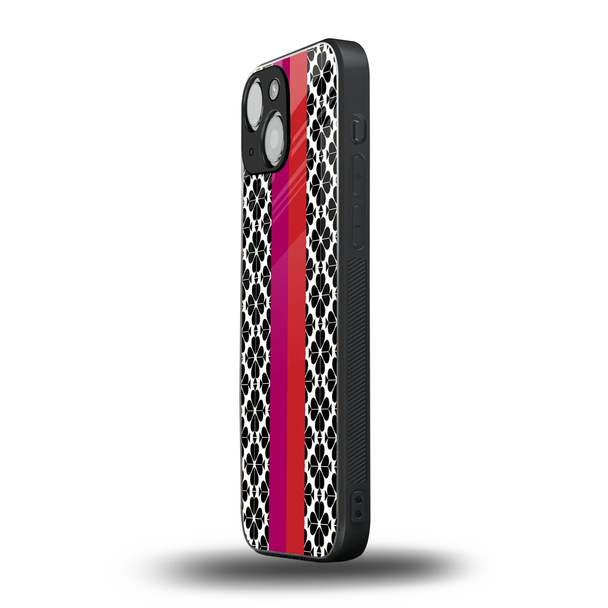 Rosy Noir iphone 12 mini mobile cover | shockproof glass phone case