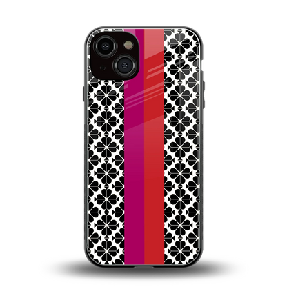 Rosy Noir back phone cover | glass case for iphone 14