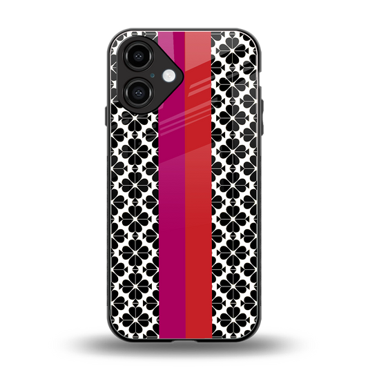Rosy Noir Phone Case for Iphone 16 | Glass Case