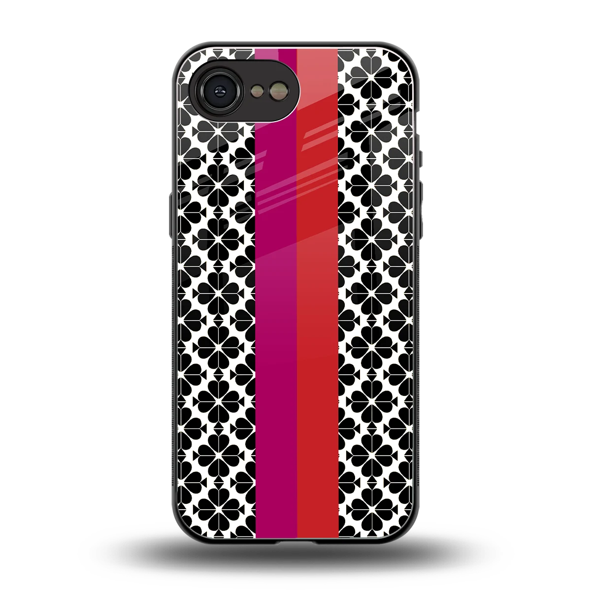 Rosy Noir back phone cover | glass case for iphone 17e