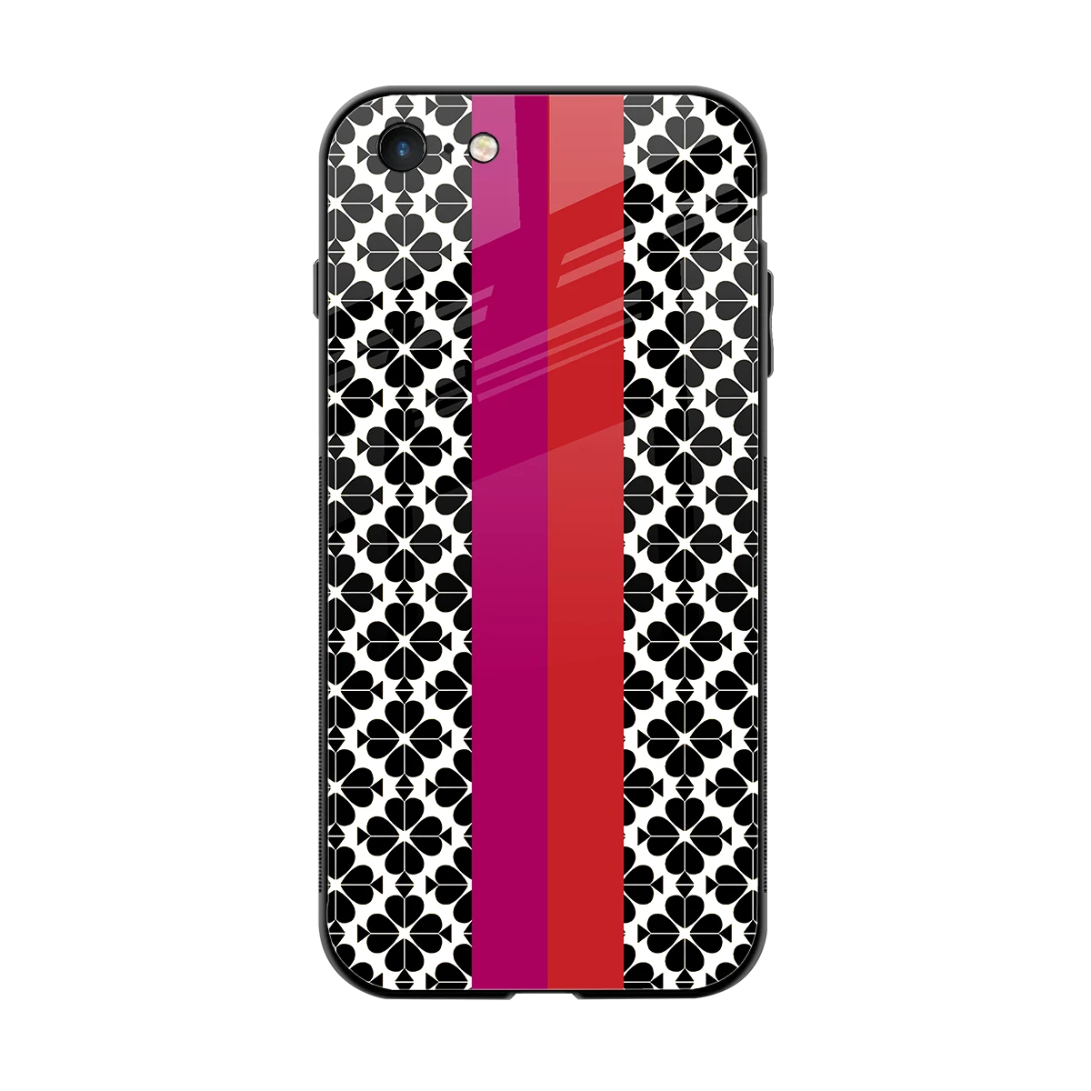 Rosy Noir back phone cover | glass case for iphone 6s