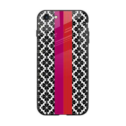 Rosy Noir back phone cover | glass case for iphone 6s plus
