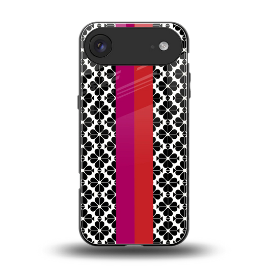 Rosy Noir back phone cover | glass case for iphone air