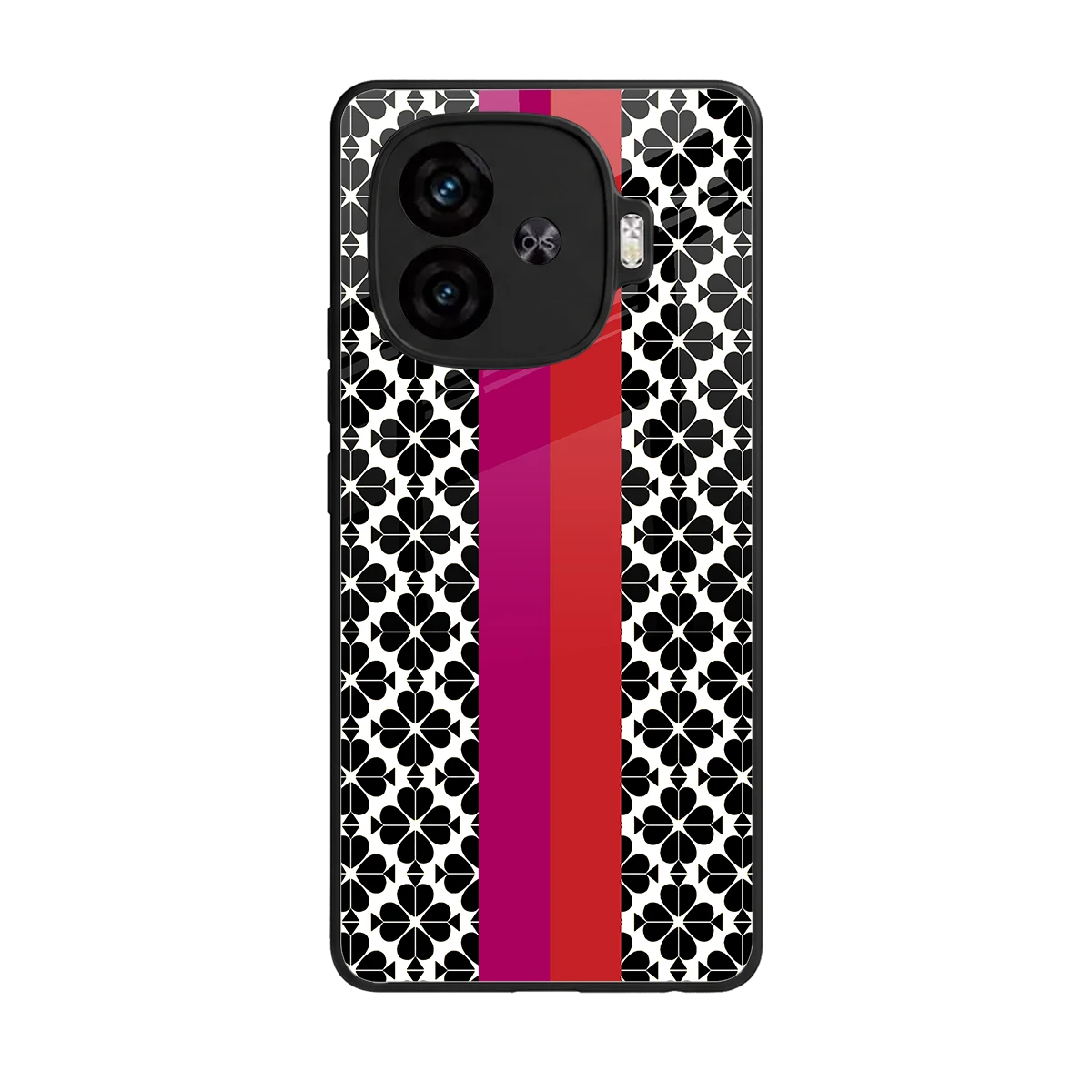 Rosy Noir back phone cover | glass case for iqoo neo 10r 5g