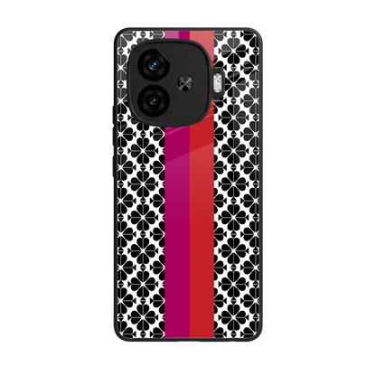 Rosy Noir back phone cover | glass case for iqoo neo 10r 5g