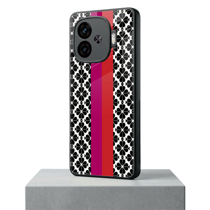 Rosy Noir iqoo neo 10r 5g mobile cover | shockproof glass phone case