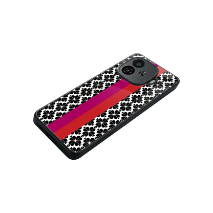 Rosy Noir stylish phone case for iqoo neo 10r 5g | glossy glass and slim fit