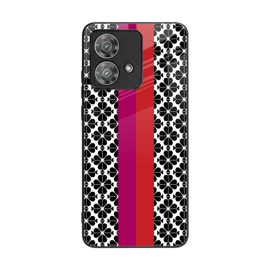 Rosy Noir back phone cover | glass case for motorola edge 40 neo 5g