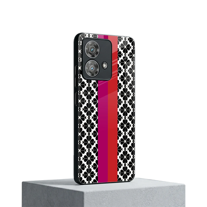 Rosy Noir motorola edge 40 neo 5g mobile cover | shockproof glass phone case
