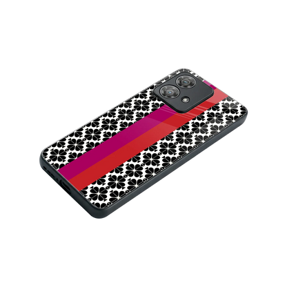 Rosy Noir stylish phone case for motorola edge 40 neo 5g | glossy glass and slim fit