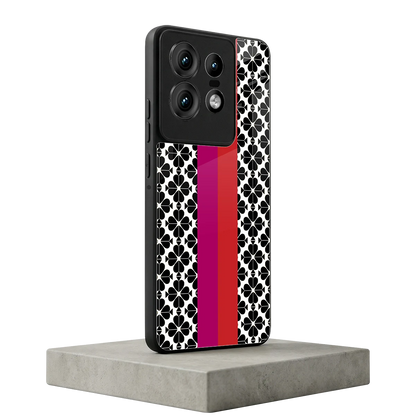 Rosy Noir motorola edge 50 pro mobile cover | shockproof glass phone case
