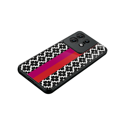 Rosy Noir stylish phone case for motorola edge 50 pro | glossy glass and slim fit