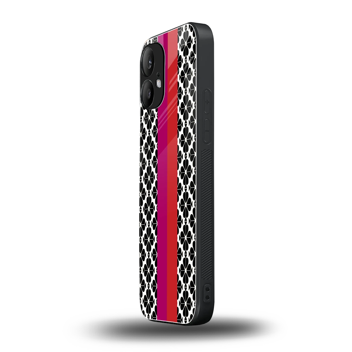 Rosy Noir nothing phone 2 mobile cover | shockproof glass phone case