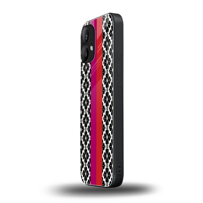 Rosy Noir nothing phone 2 mobile cover | shockproof glass phone case