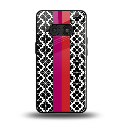 Rosy Noir back phone cover | glass case for nothing phone 2a