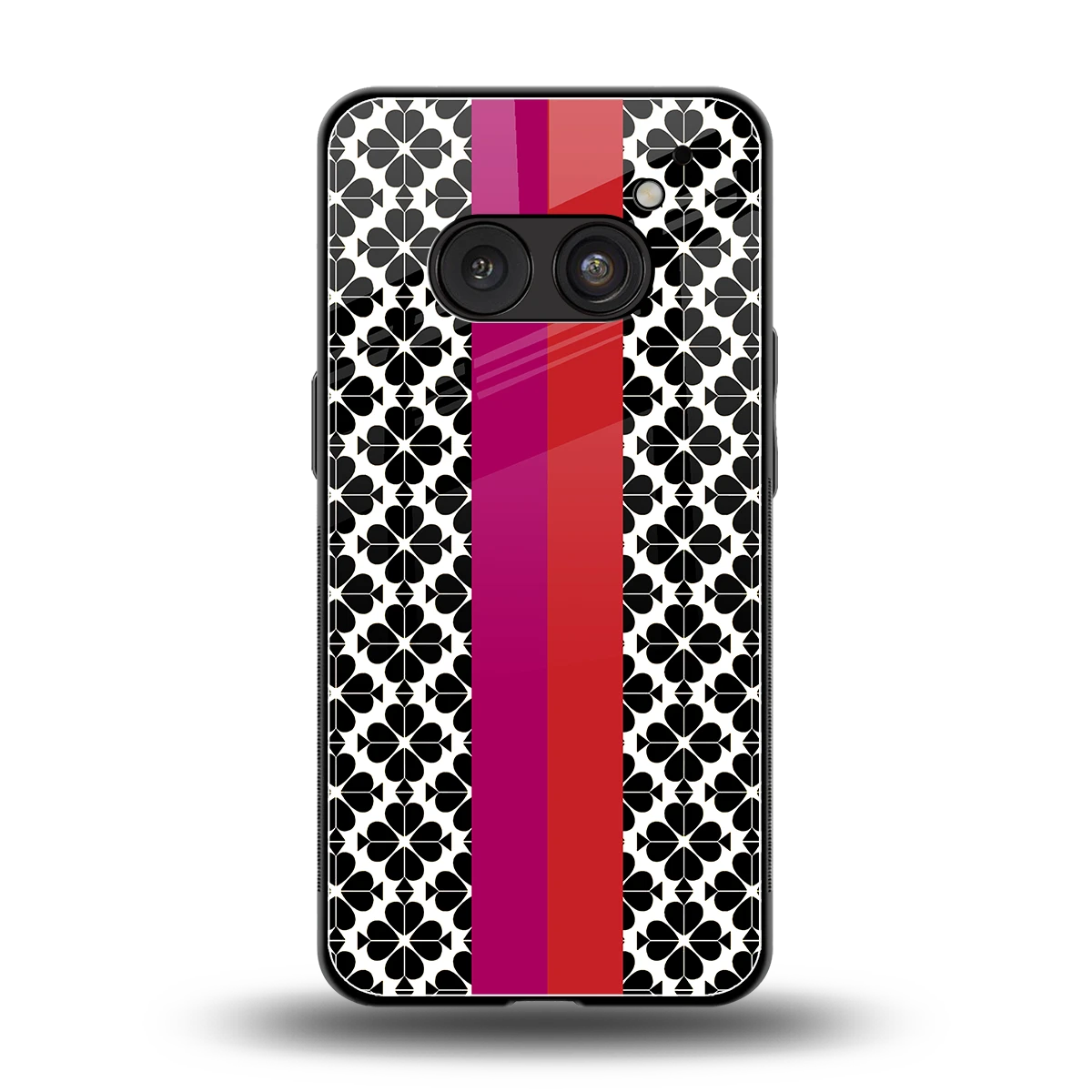 Rosy Noir back phone cover | glass case for nothing phone 2a plus