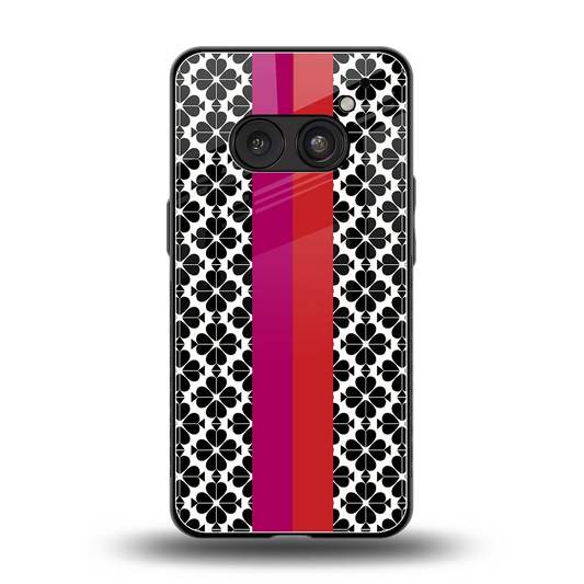 Rosy Noir back phone cover | glass case for nothing phone 2a plus