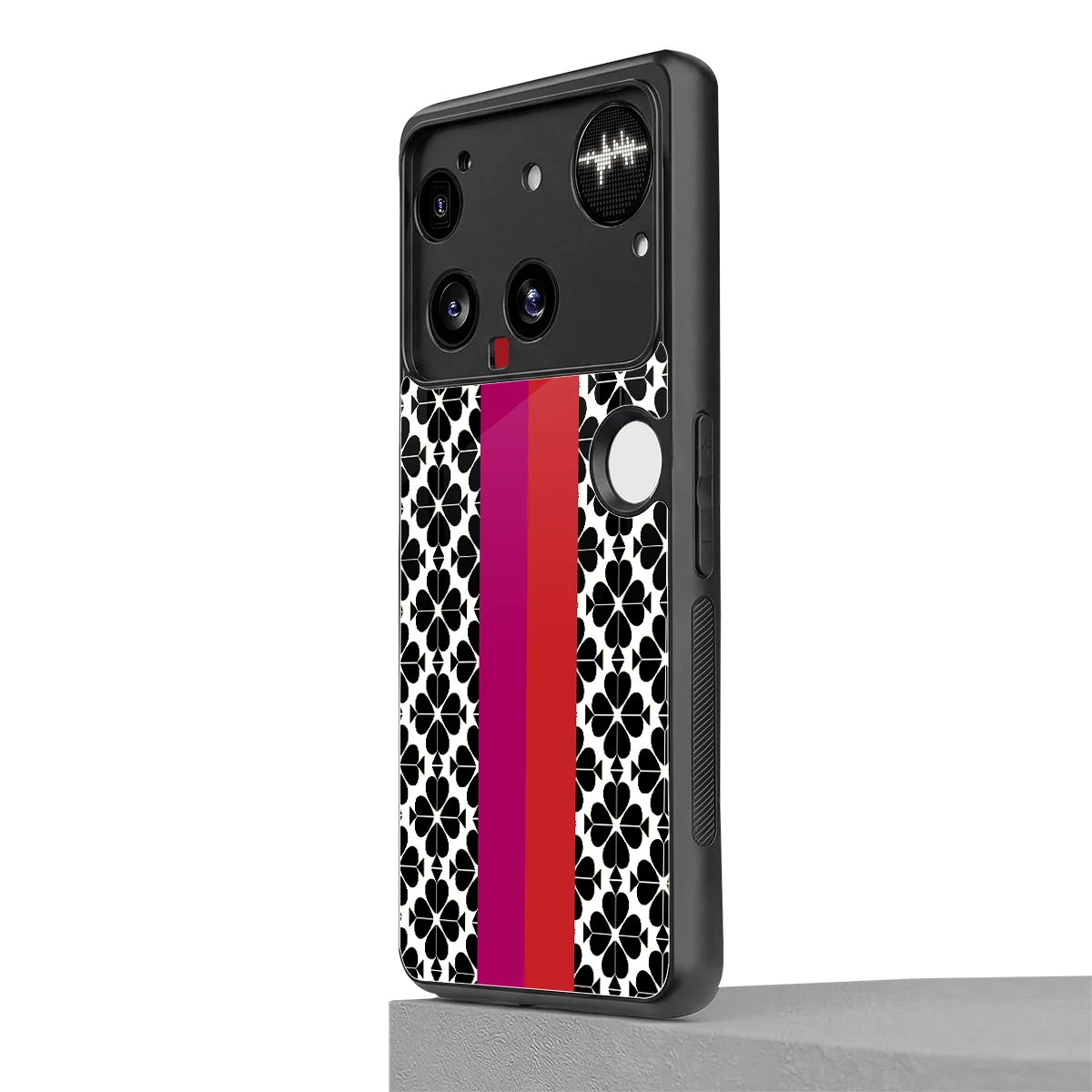 Rosy Noir nothing phone 3 mobile cover | shockproof glass phone case