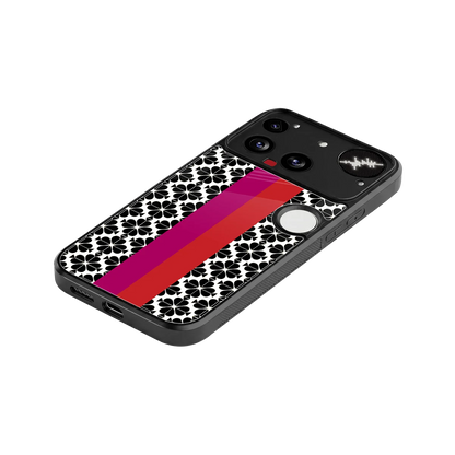 Rosy Noir stylish phone case for nothing phone 3 | glossy glass and slim fit