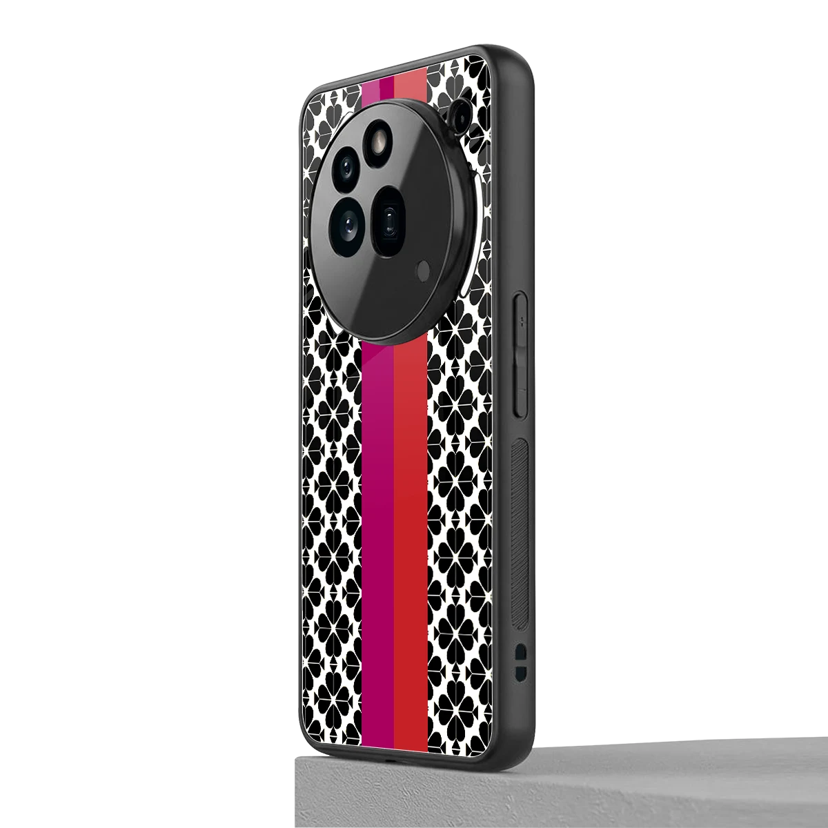Rosy Noir nothing phone 3a pro mobile cover | shockproof glass phone case