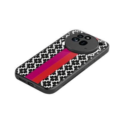 Rosy Noir stylish phone case for nothing phone 3a pro | glossy glass and slim fit