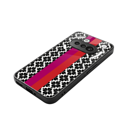 Rosy Noir stylish phone case for nothing phone 3a | glossy glass and slim fit
