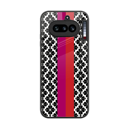 Rosy Noir back phone cover | glass case for nothing phone 4a