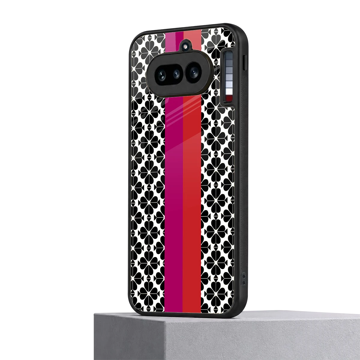 Rosy Noir nothing phone 4a mobile cover | shockproof glass phone case