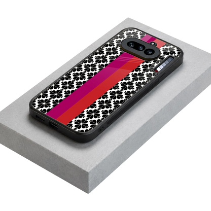 Rosy Noir stylish phone case for nothing phone 4a | glossy glass and slim fit