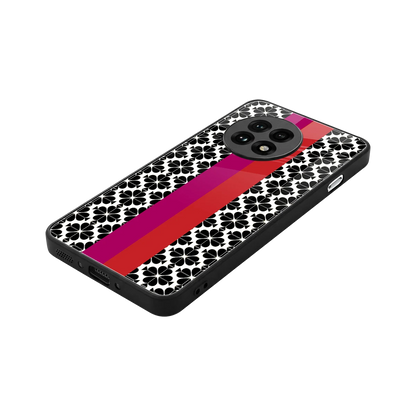 Rosy Noir stylish phone case for oneplus 13r | glossy glass and slim fit