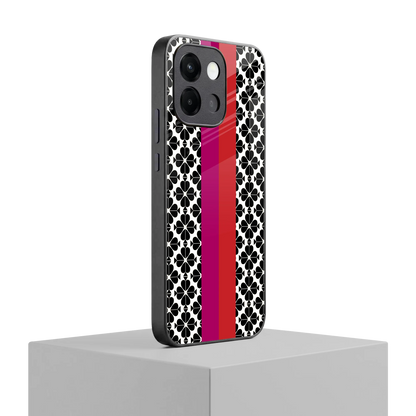 Rosy Noir oneplus 13s mobile cover | shockproof glass phone case