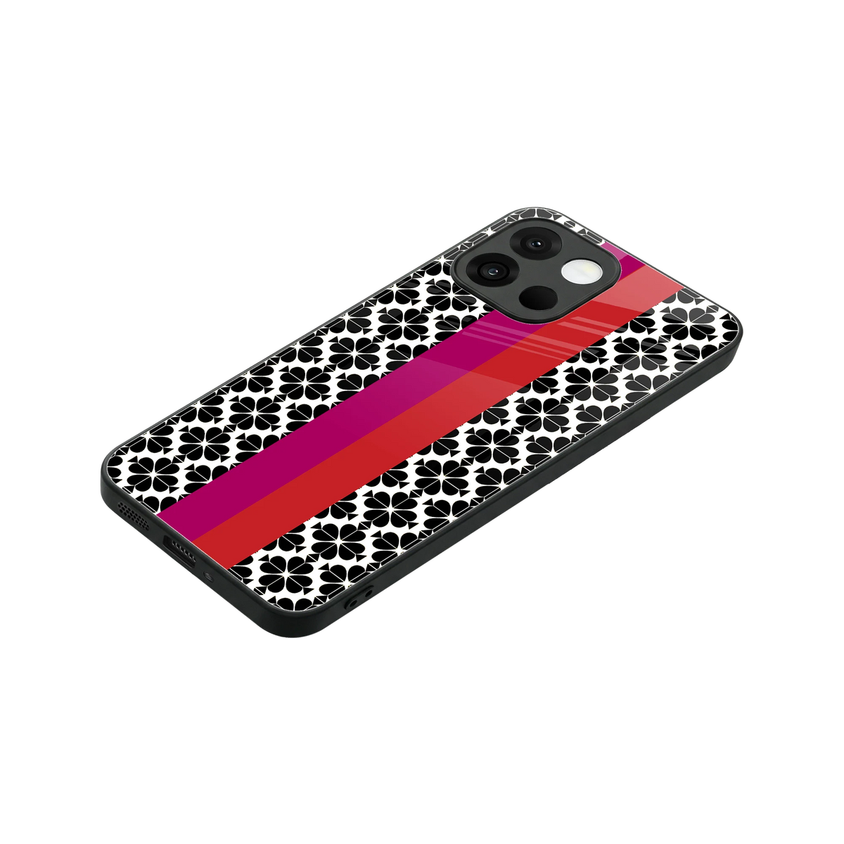 Rosy Noir stylish phone case for oneplus 13s | glossy glass and slim fit
