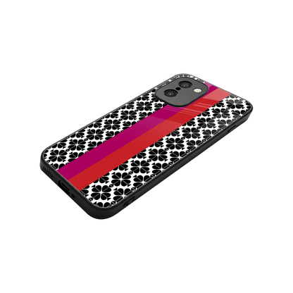 Rosy Noir stylish phone case for oneplus 15r | glossy glass and slim fit
