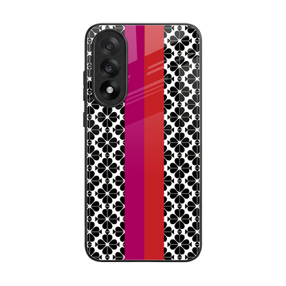 Rosy Noir back phone cover | glass case for oneplus nord 5