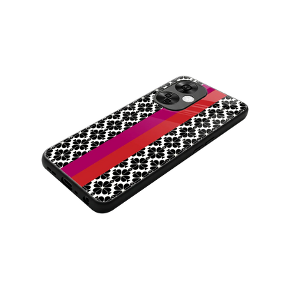 Rosy Noir stylish phone case for oneplus nord ce 3 lite | glossy glass and slim fit