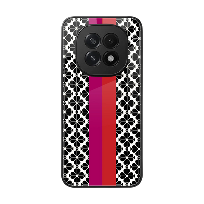 Rosy Noir back phone cover | glass case for oppo f29 5g