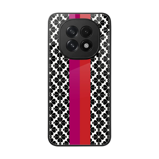 Rosy Noir back phone cover | glass case for oppo f29 5g