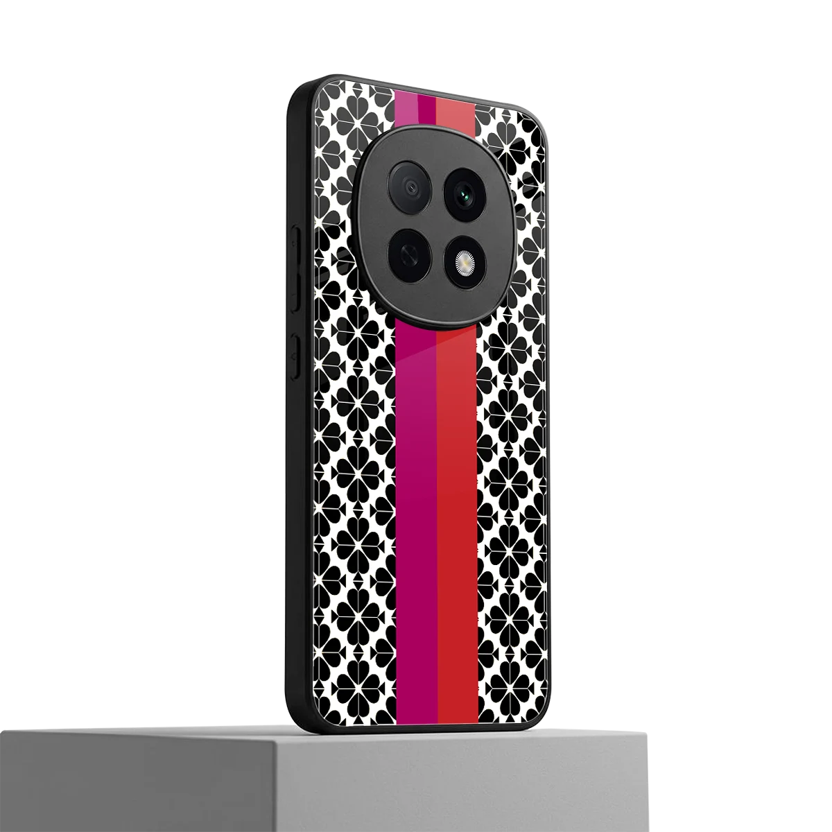 Rosy Noir oppo f29 pro 5g mobile cover | shockproof glass phone case