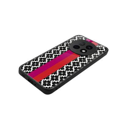 Rosy Noir stylish phone case for oppo f29 pro 5g | glossy glass and slim fit