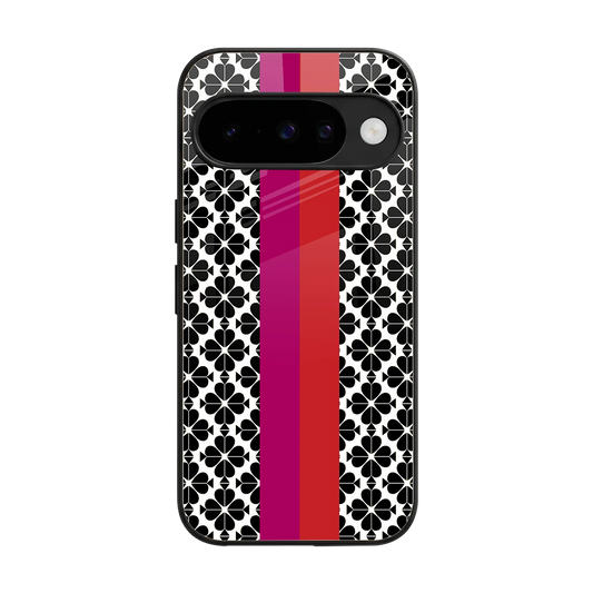 Rosy Noir back phone cover | glass case for google pixel 10