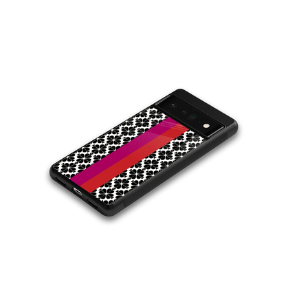 Rosy Noir google pixel 6 pro mobile cover | shockproof glass phone case