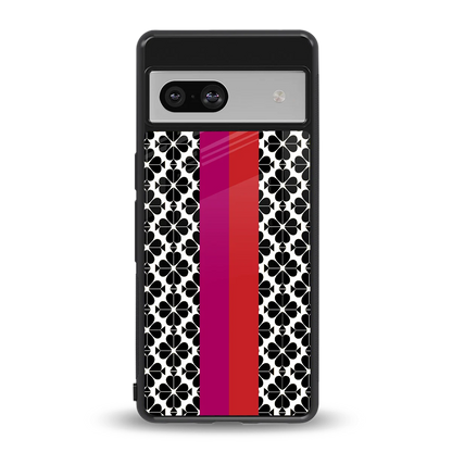 Rosy Noir back phone cover | glass case for google pixel 7