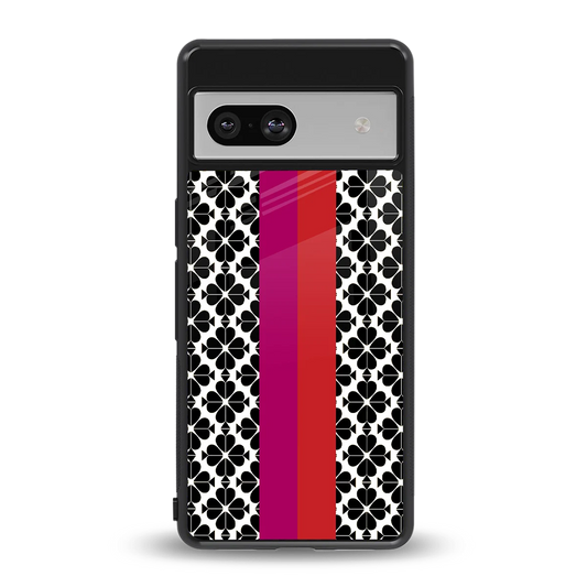 Rosy Noir back phone cover | glass case for google pixel 7