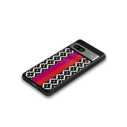Rosy Noir google pixel 7 mobile cover | shockproof glass phone case