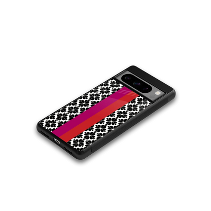 Rosy Noir google pixel 8 pro mobile cover | shockproof glass phone case