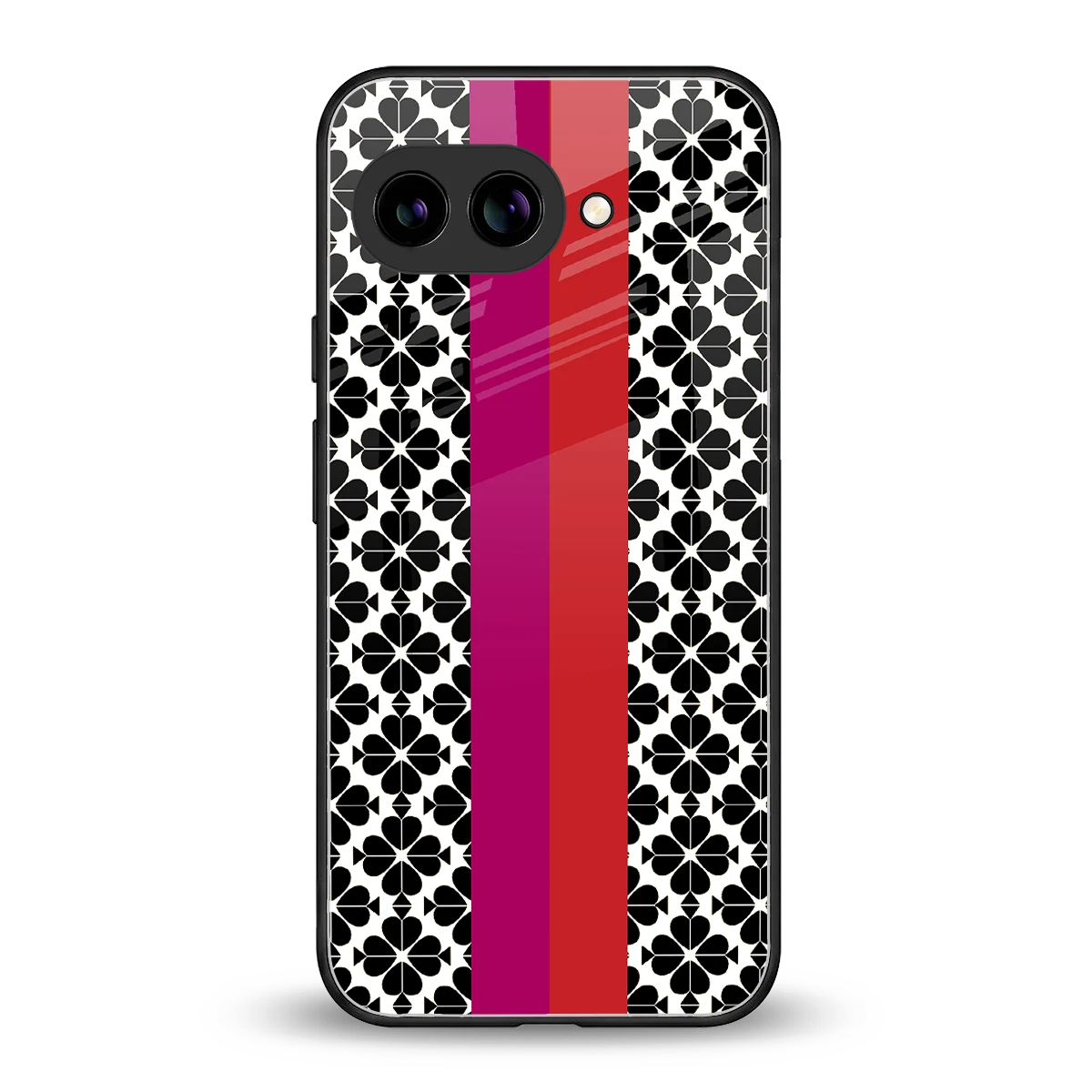 Rosy Noir back phone cover | glass case for google pixel 10a