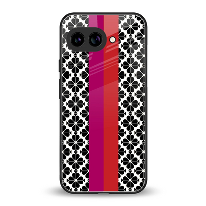Rosy Noir back phone cover | glass case for google pixel 10a